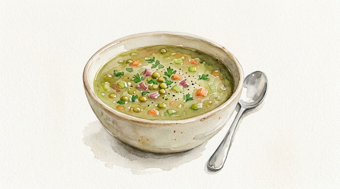 Two-Stage Smoky Split Pea Soup