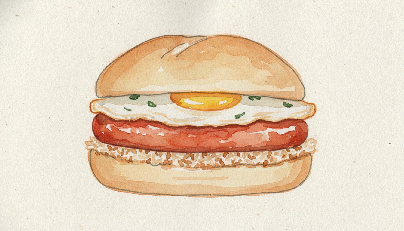 Ultimate Longsilog Breakfast Sandwich