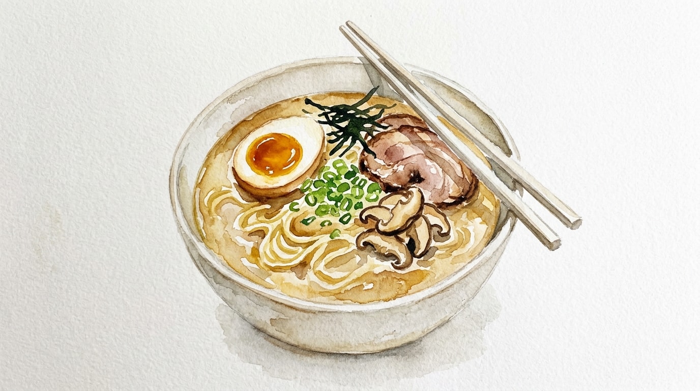 Umami-Enriched Creamy Instant Ramen