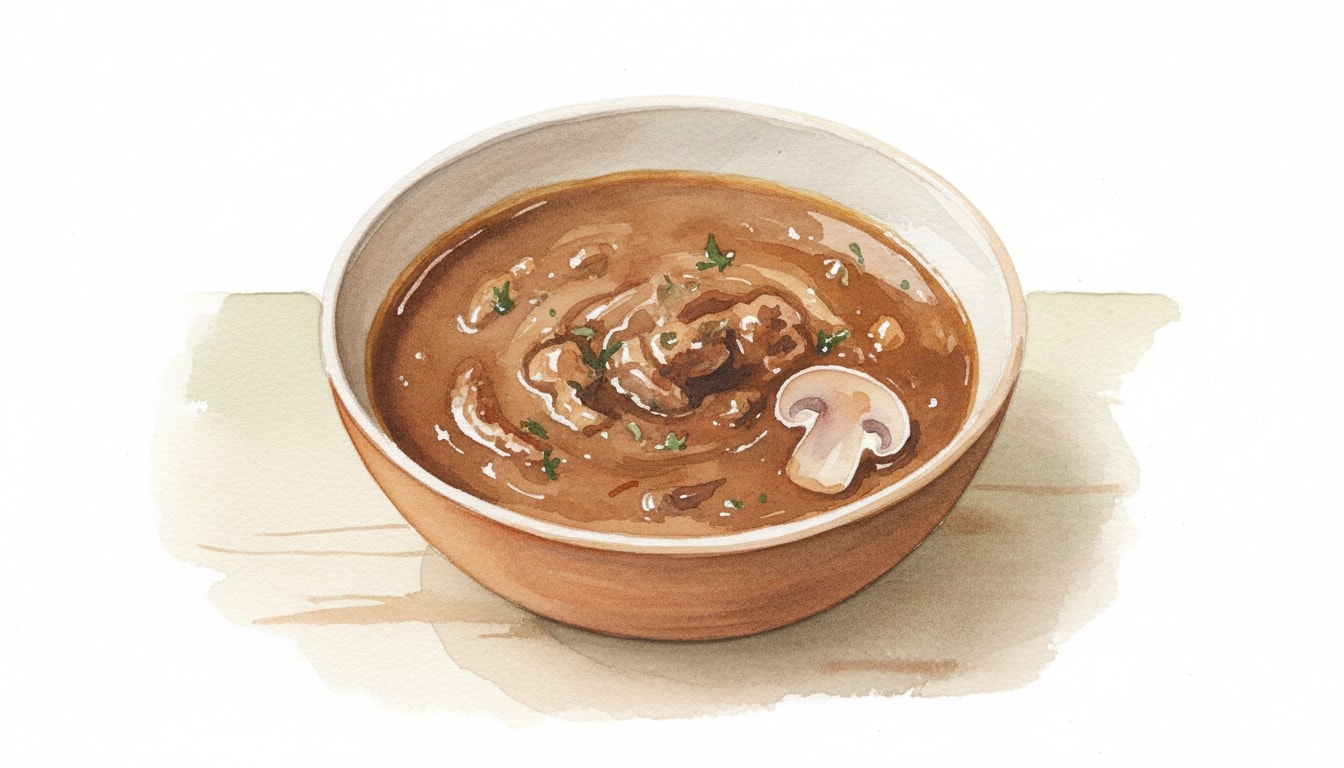 Umami-Rich Mushroom Gravy