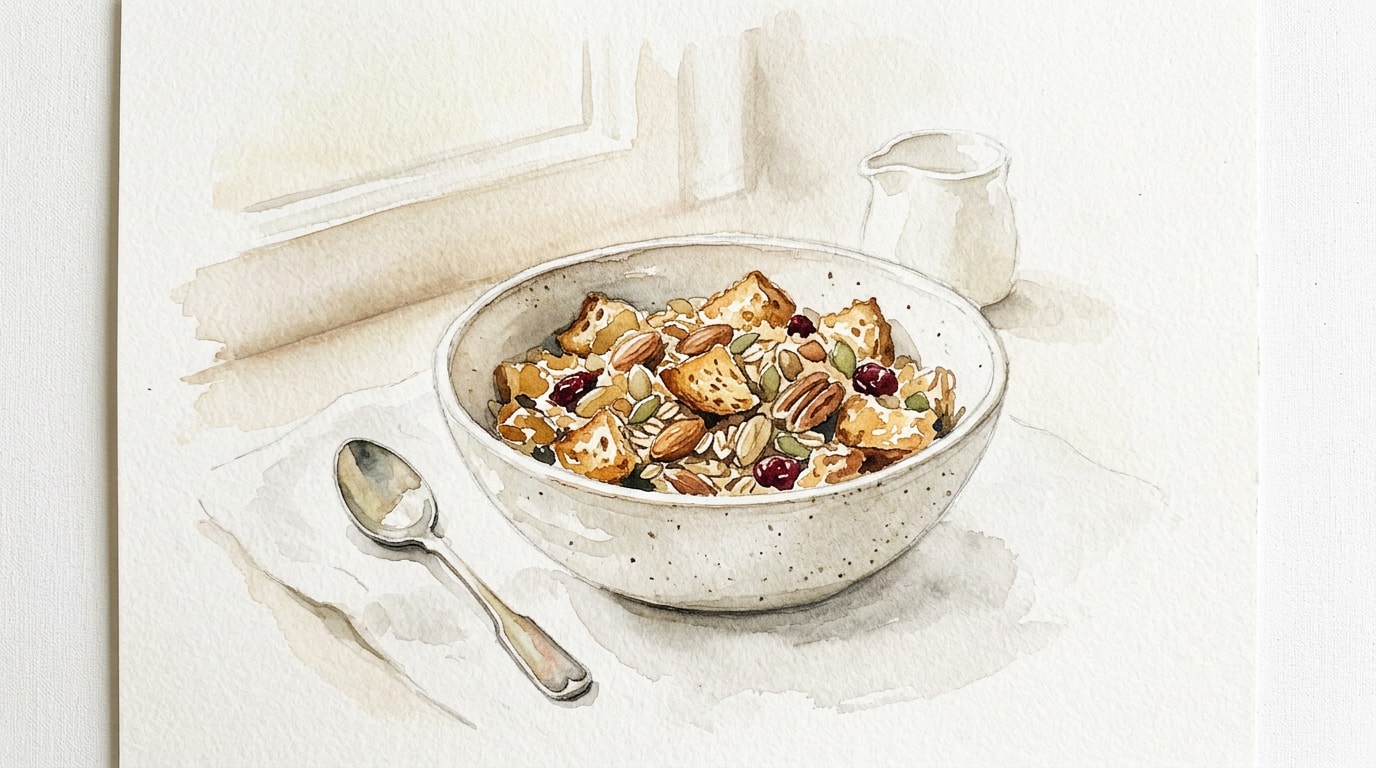 Upcycled Sourdough Bread Granola