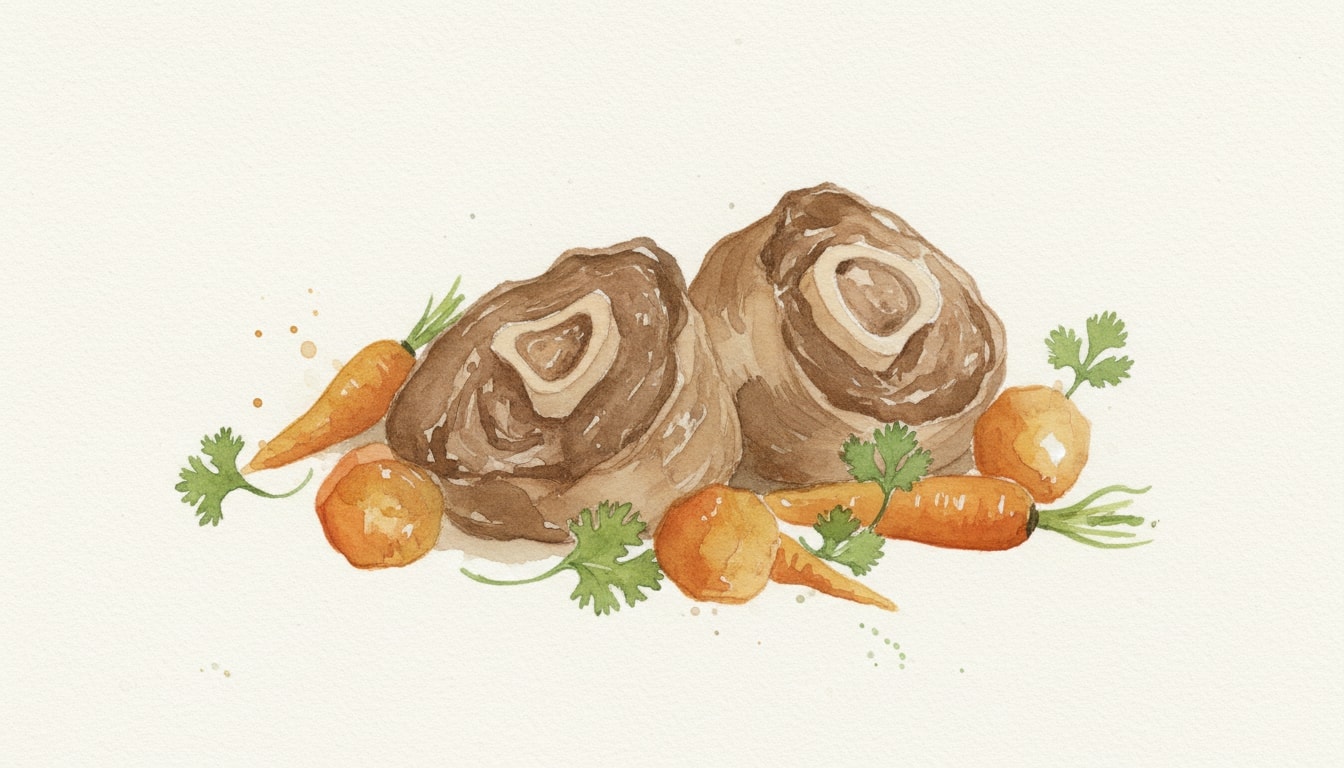 Veal Shanks With Carrots and Coriander