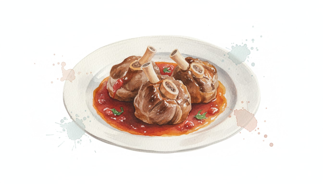 Veal Shanks with Tomato Sauce