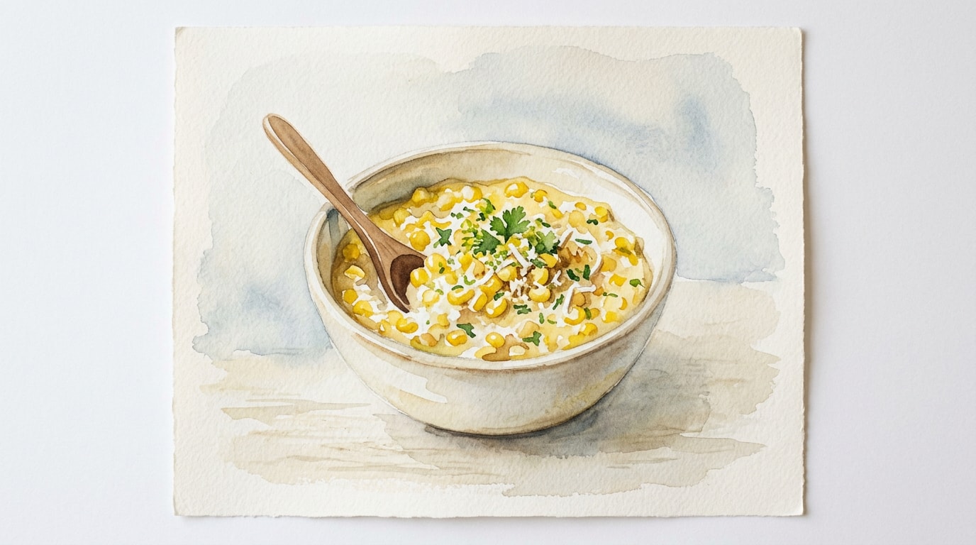 Vegan Ginger Coconut Creamed Corn