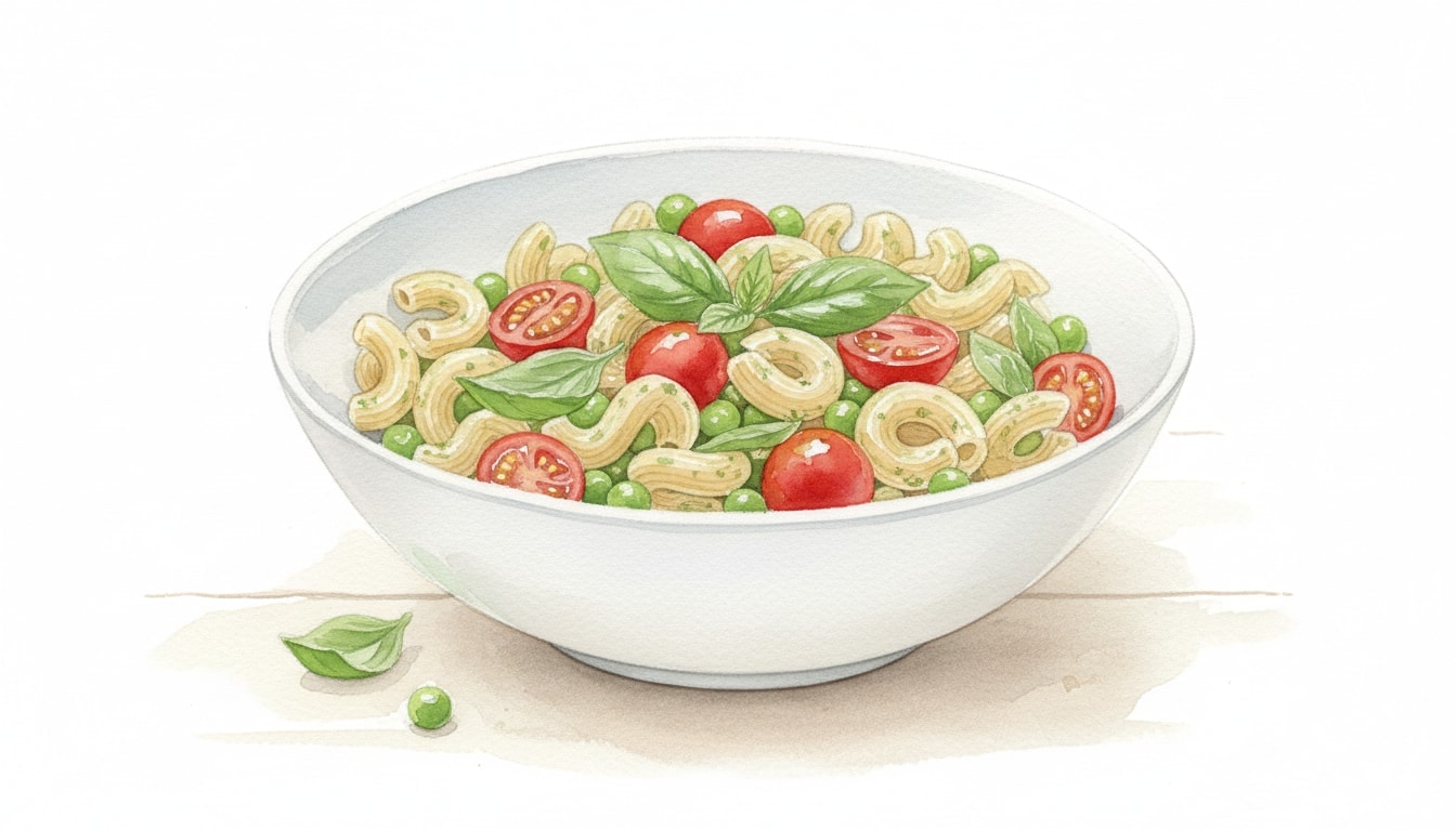 Vegan Pesto Pasta Salad