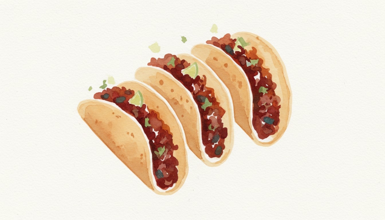 Vegetarian Chili Tacos