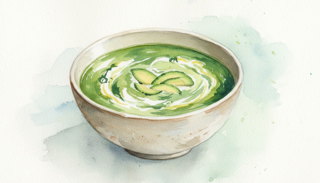 Velvet Avocado Curry Soup