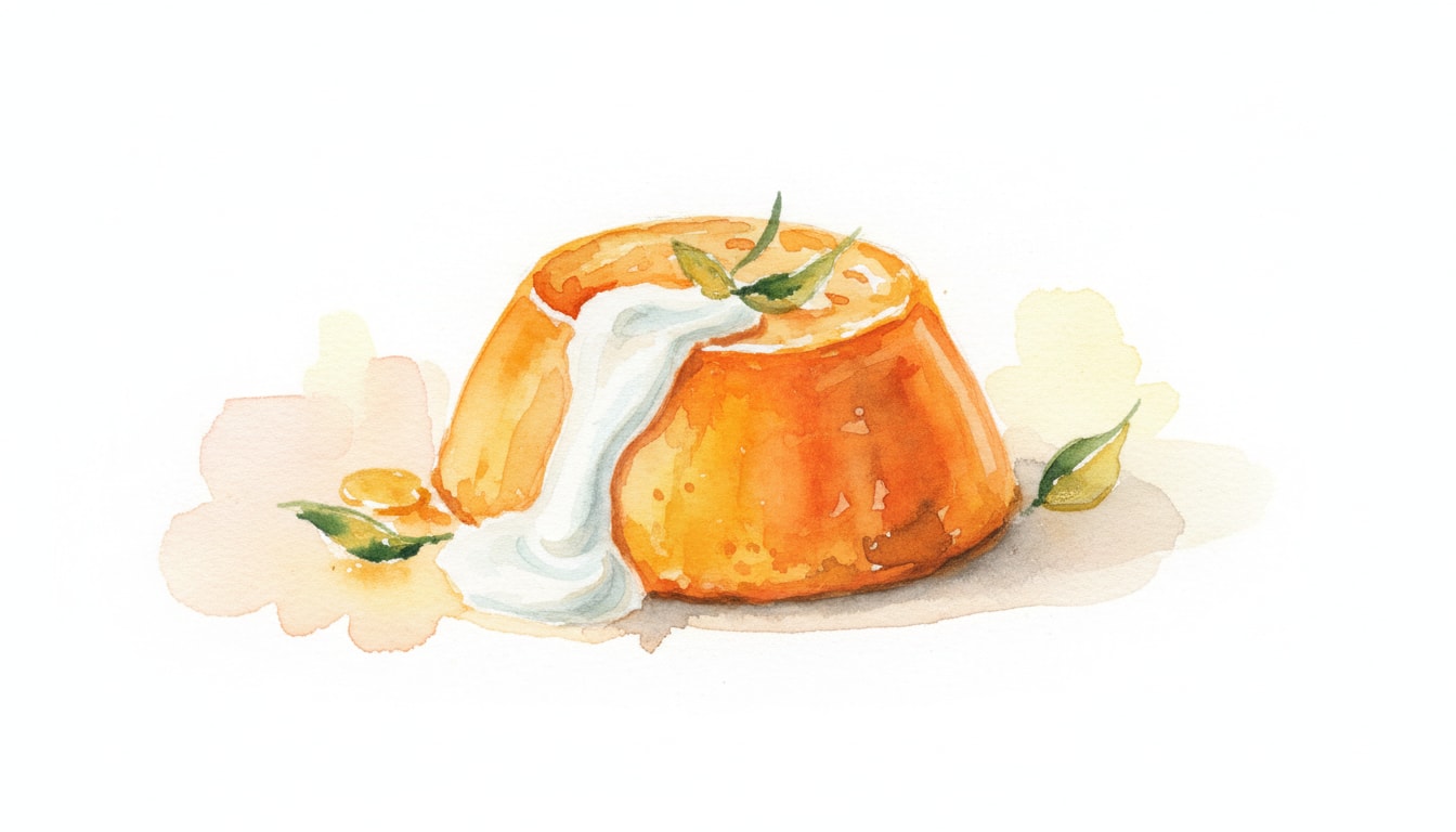 Velvety Carrot and Honey Timbale