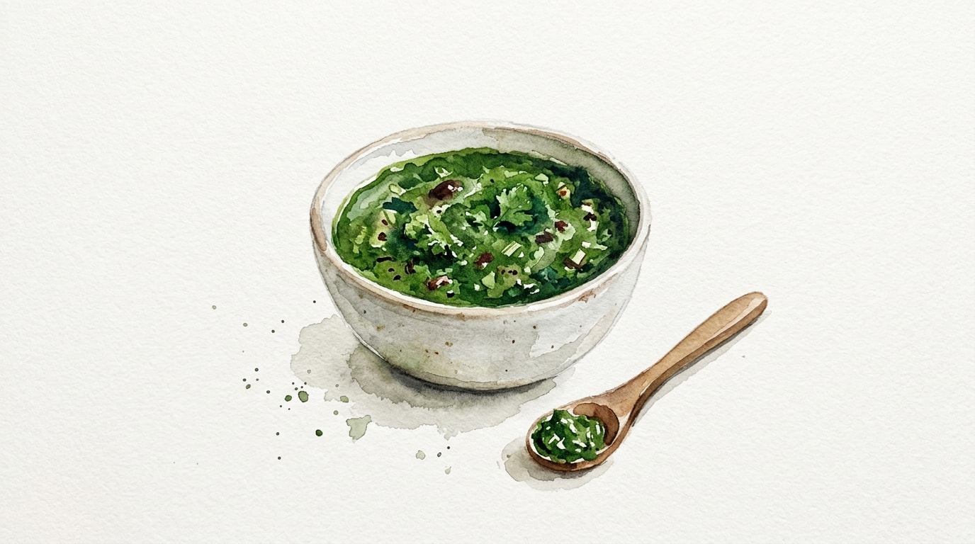 Vibrant Cilantro Date Chutney