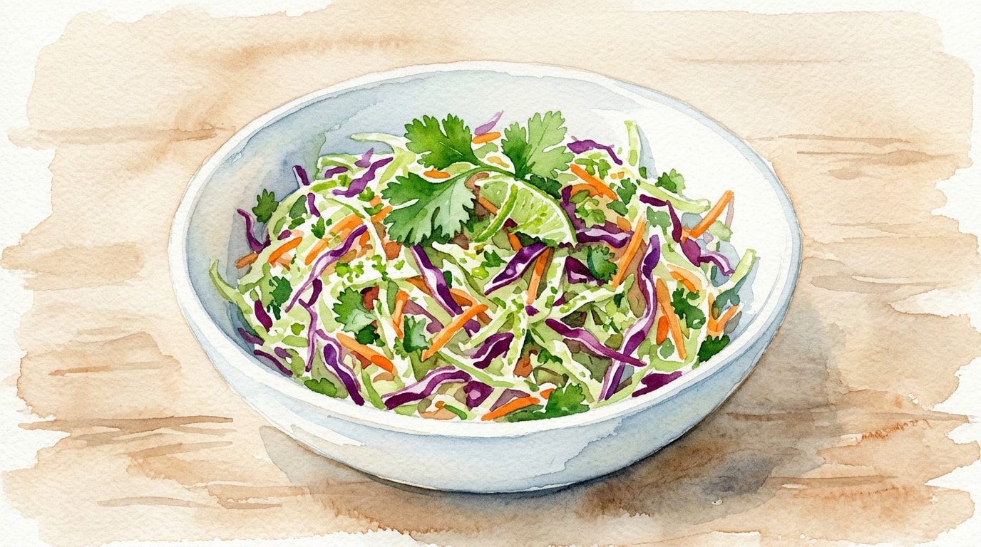 Vibrant Cilantro-Lime Slaw