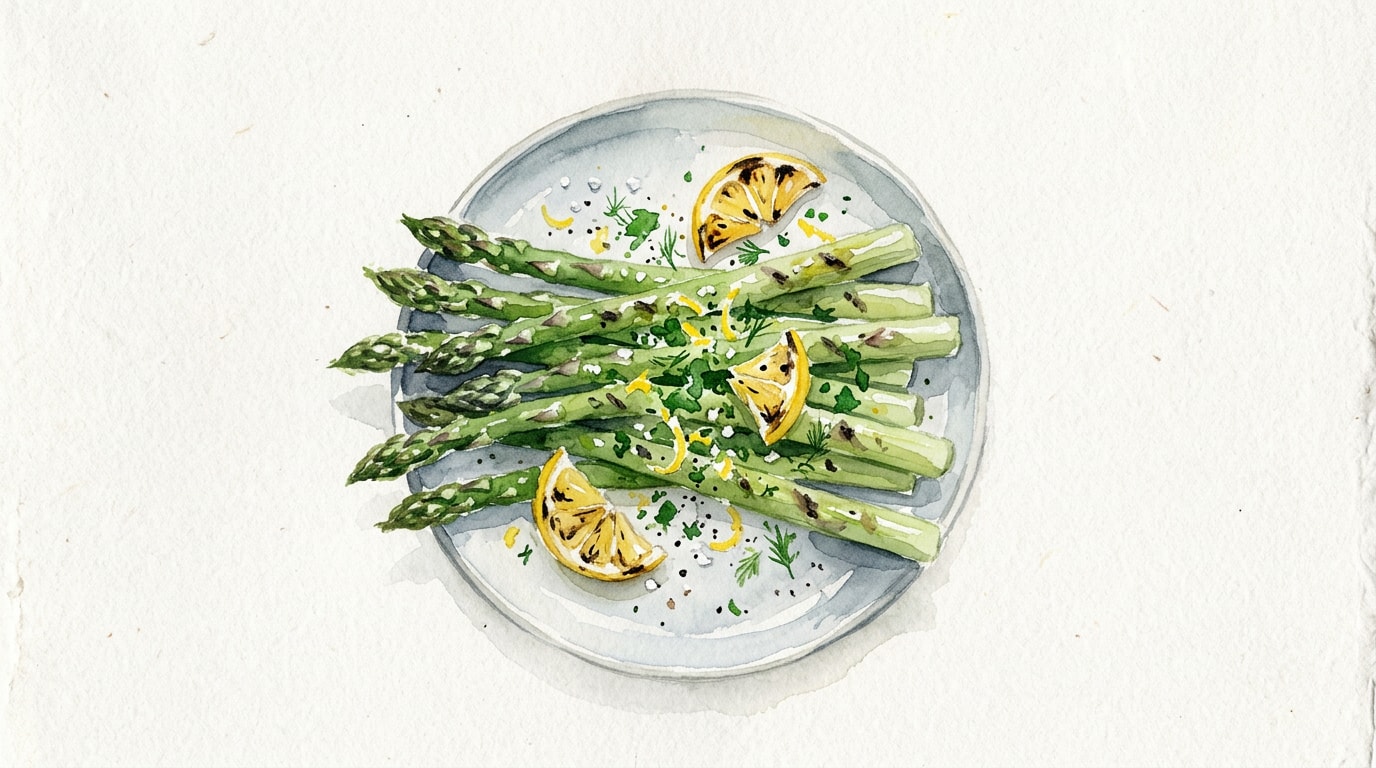 Vibrant Lemon-Herb Grilled Asparagus