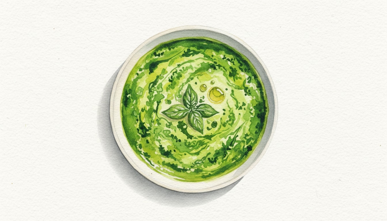 Vibrant Vegan Basil Pesto
