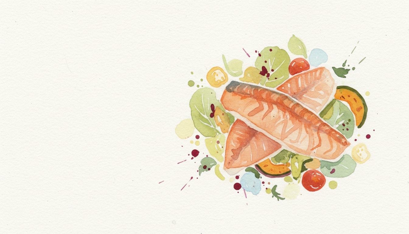 Warm Salad of Striped Bass