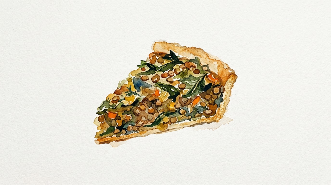Warming Lentil and Spinach Tart