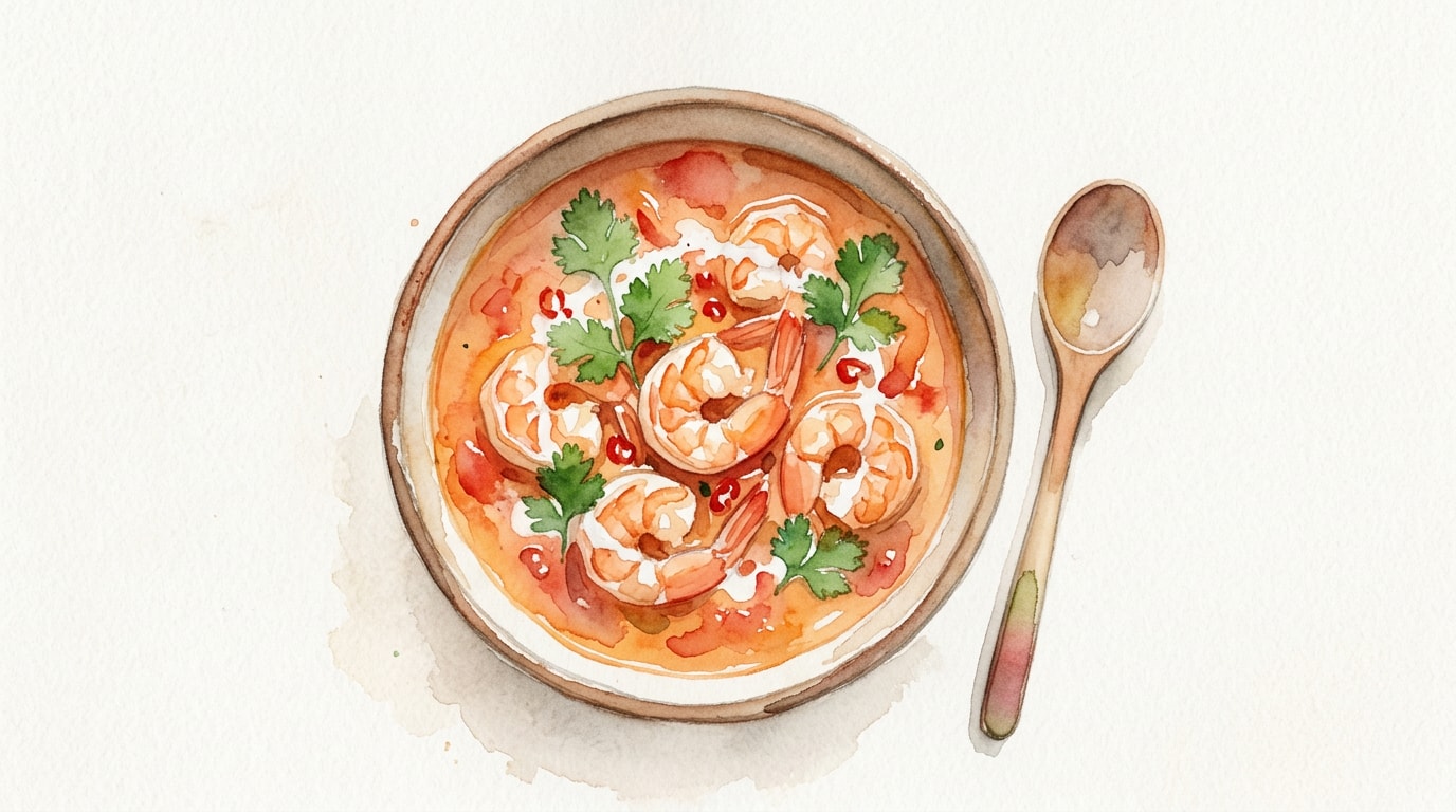 Warming Tomato and Coconut Prawn Curry