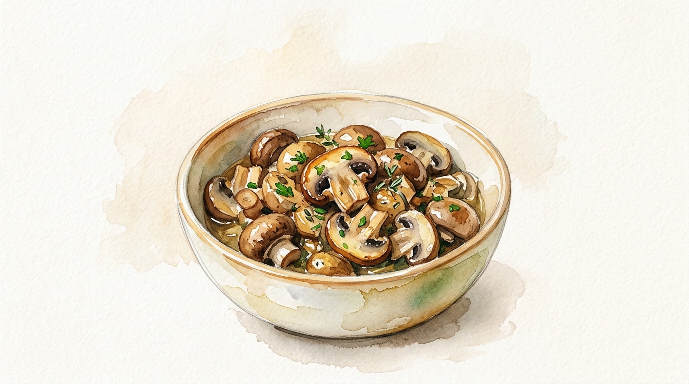 White Wine Sautéed Mushrooms