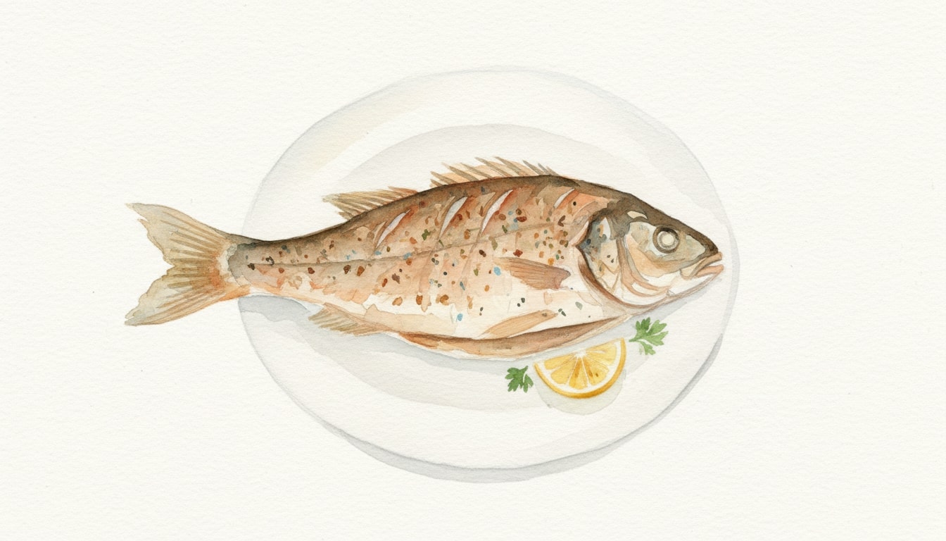 Whole Roast Sea Bass