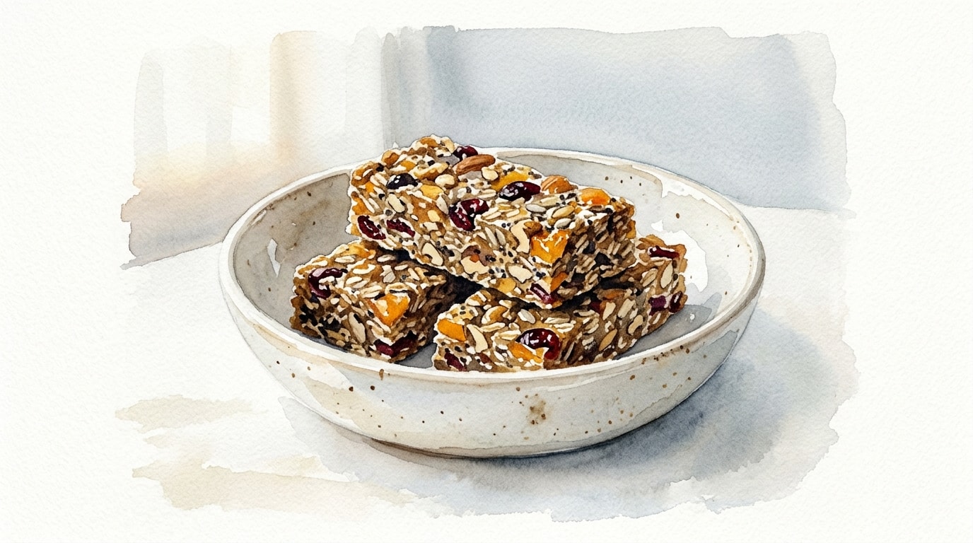 Wholesome Fruit and Nut Energy Bars