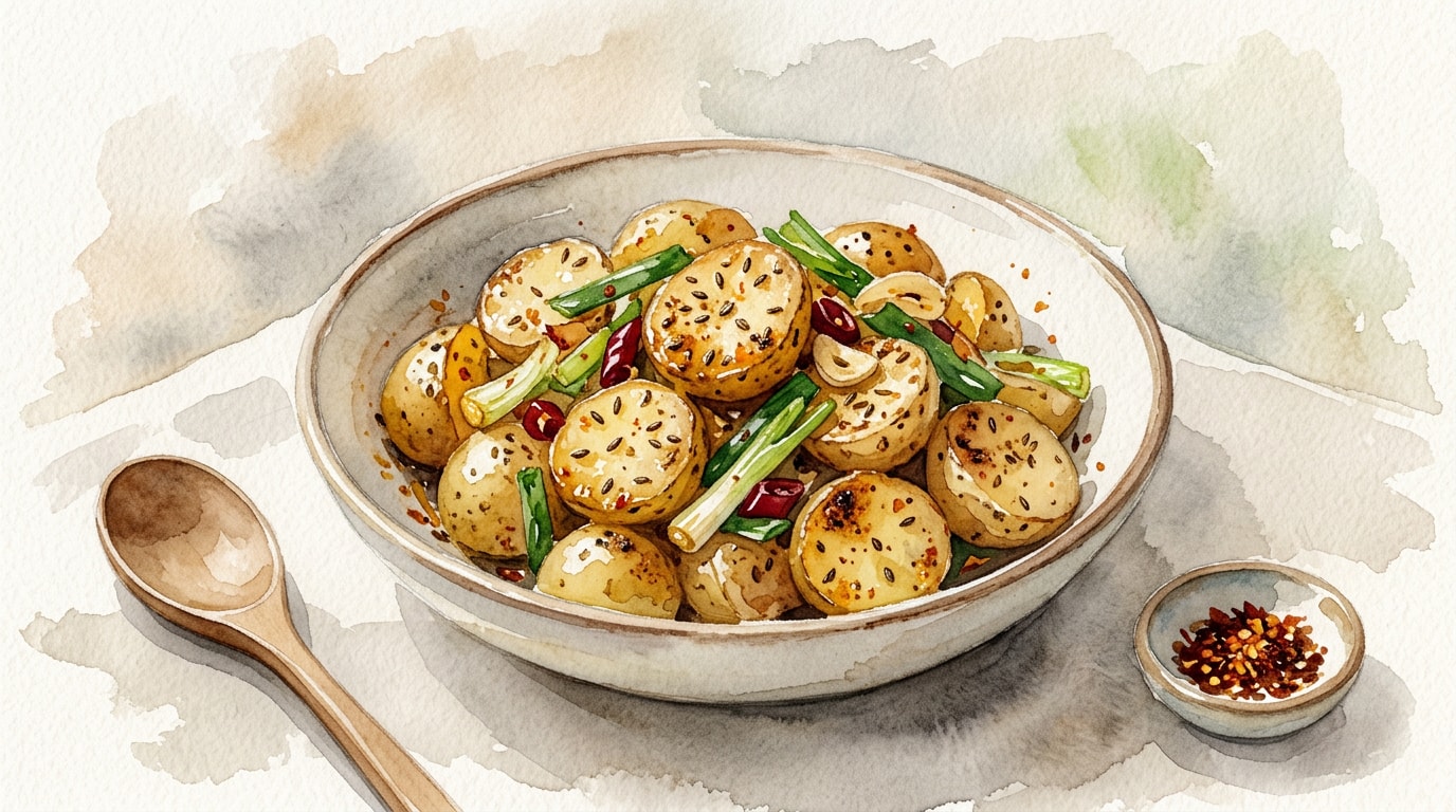 Xi'an Style Cumin Stir-Fried New Potatoes