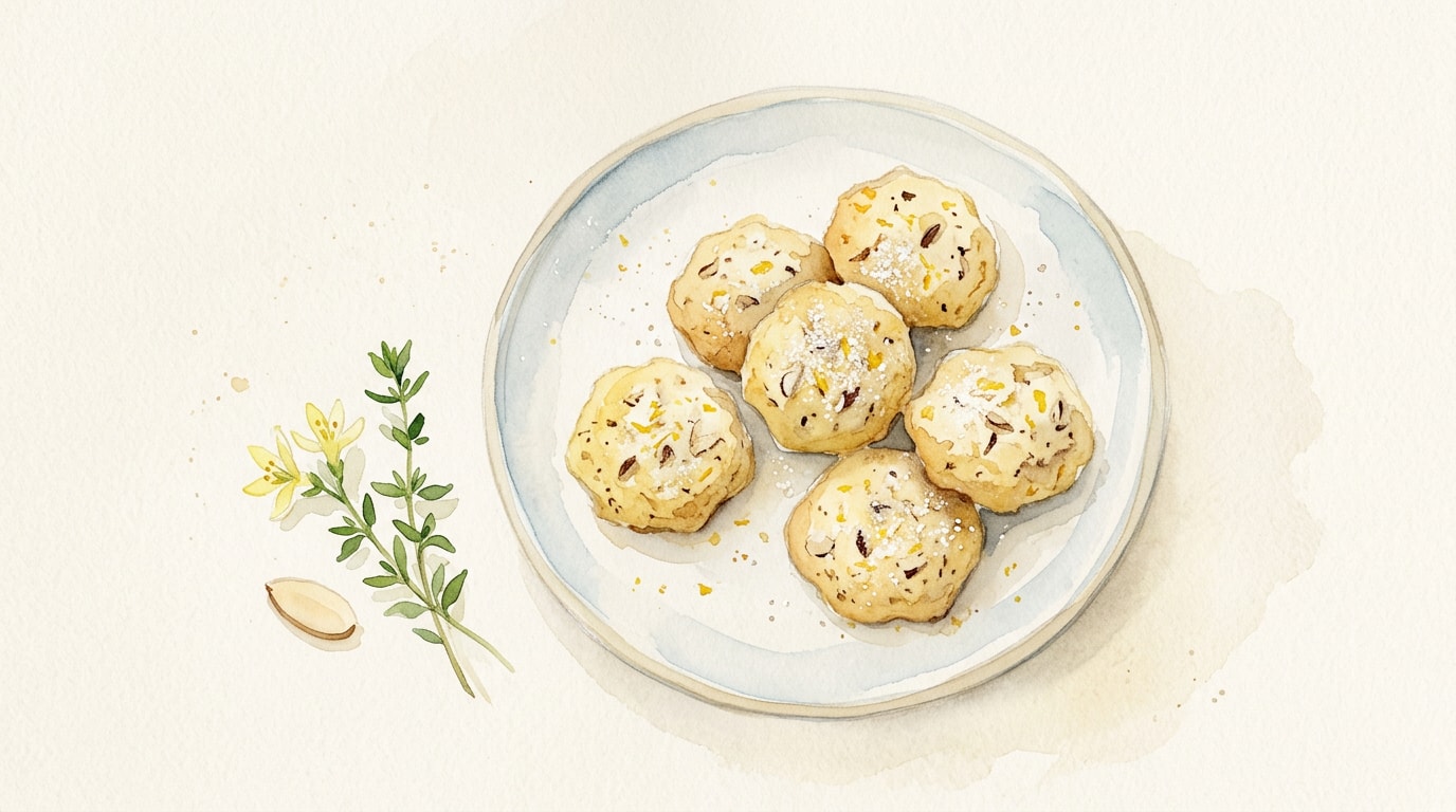 Zitronen-Mandel-Plaetzchen